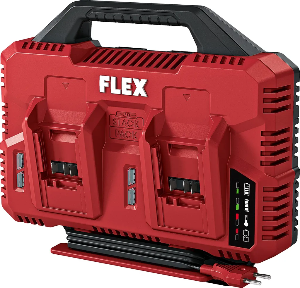Chargeur rapide Flex CA SP 2x12/18 avec écran de contrôle de charge