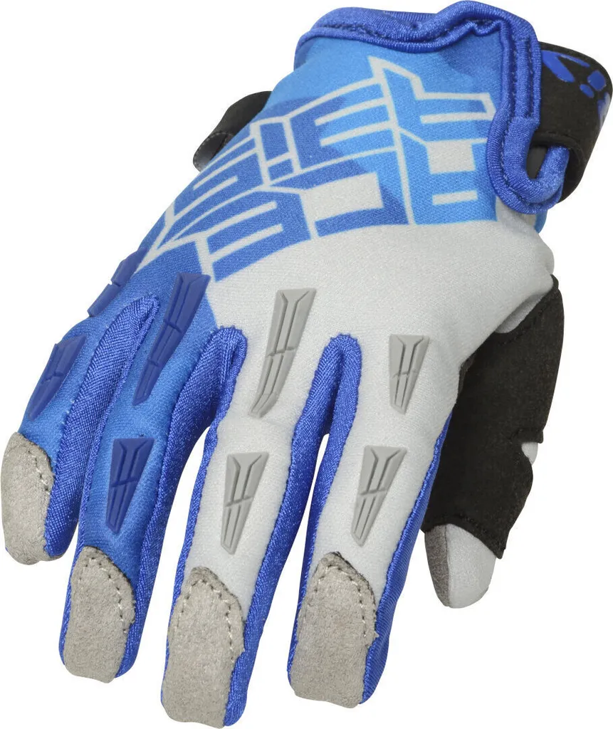 Gants Motocross Enfant ACERBIS MX X-K KID Homologués CE Bleu Gris - M