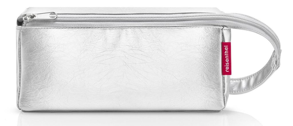 reisenthel fold case, Kulturbeutel, Kosmetiktasche, Beauty Case, Silver Crackle, 1,5 L, MN7088