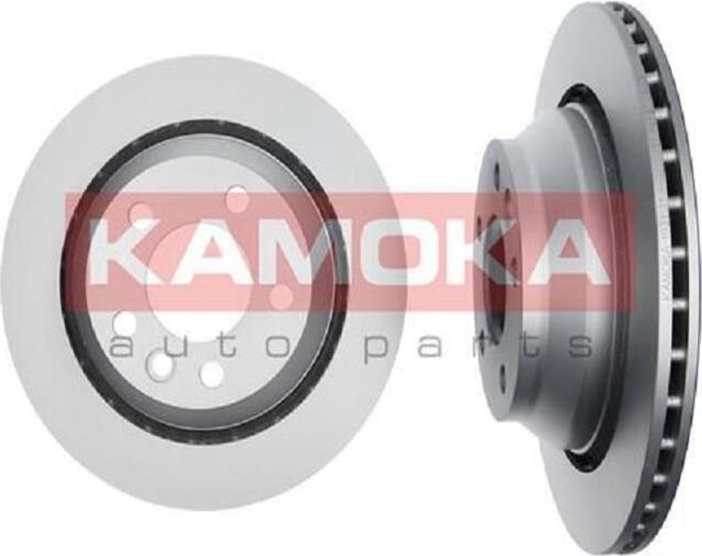 2x KAMOKA Bremsscheibe 1031121 hinten für VW Touareg (7LA 7L6 7L7) 75mm 314mm