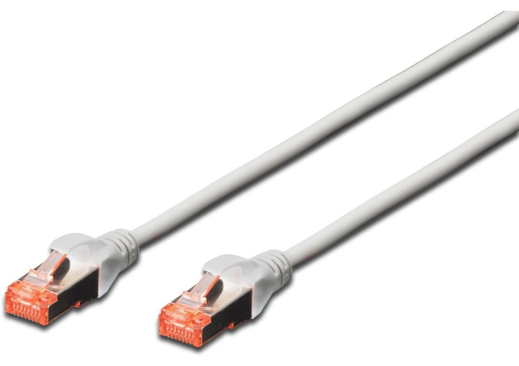 Digitus Patchkabel CAT6 RJ45 S/FTP AWG 27/7 10m Grau