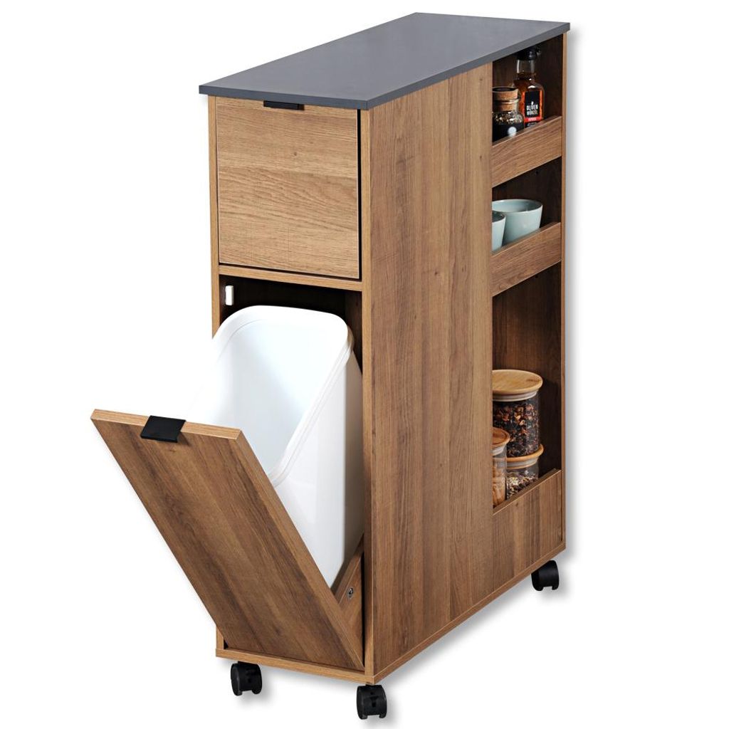 KESPER Servierwagen Nischenregal braun Holzdekor – Produktbild 