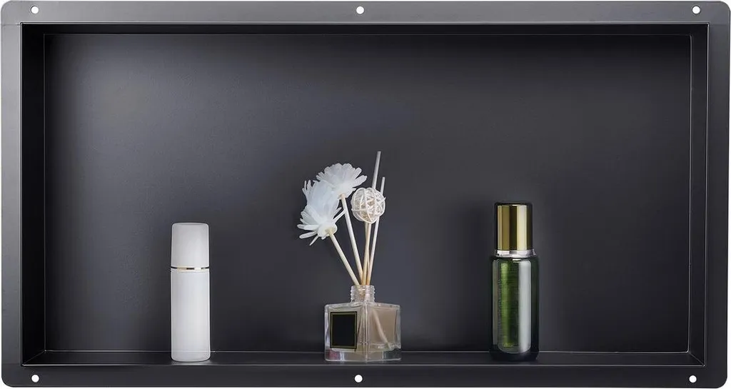 Niche de douche pour rangement mural 33x63,5 cm, gain de place réel