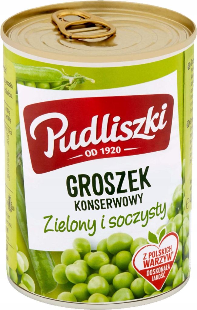 Pudliszki Groszek konserwowy 400 g Obrázek produktu 