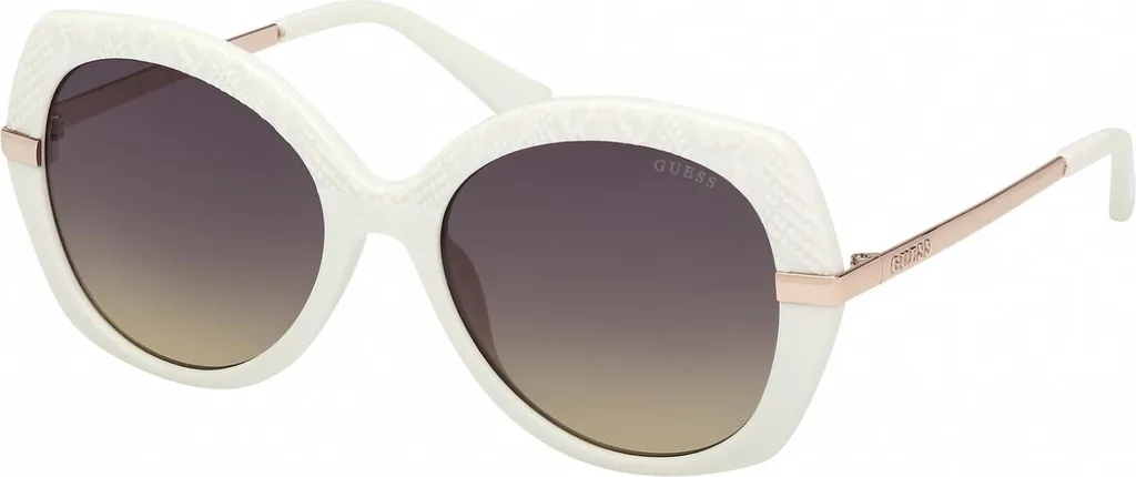Lunettes de soleil Guess GU00215 21B - Monture Blanche Chic Homme
