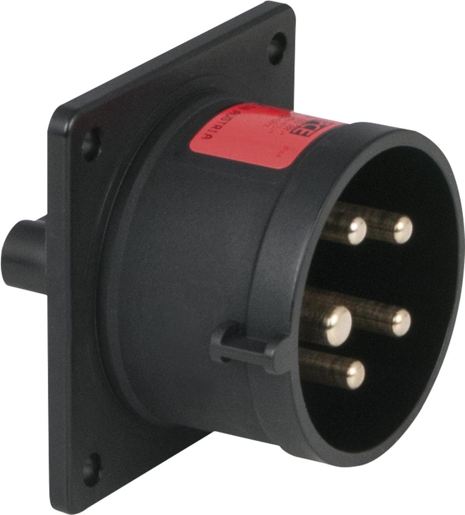 PCE CEE 16 A/400 V 5-pin Socket male Schwarz - IP44