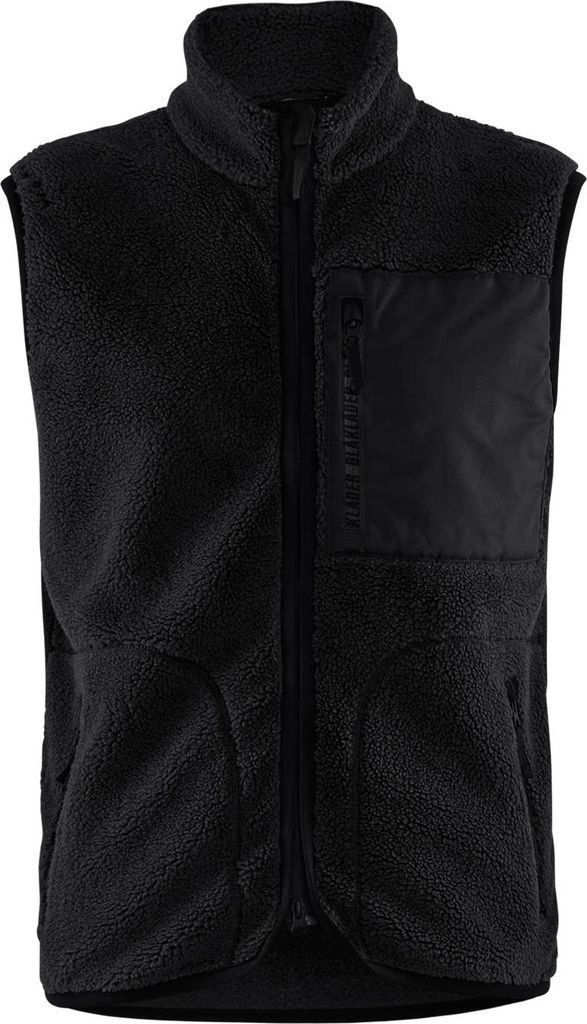 Blakläder Pile Weste 3820, Farbe:Schwarz, Größe:XXXL