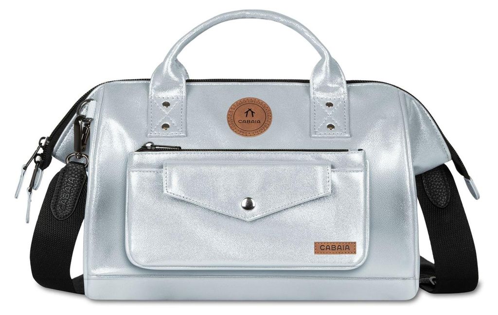 CABAIA Handtasche Umhängetasche Adventurer Iridescent Crossbody Fiji silberfarben