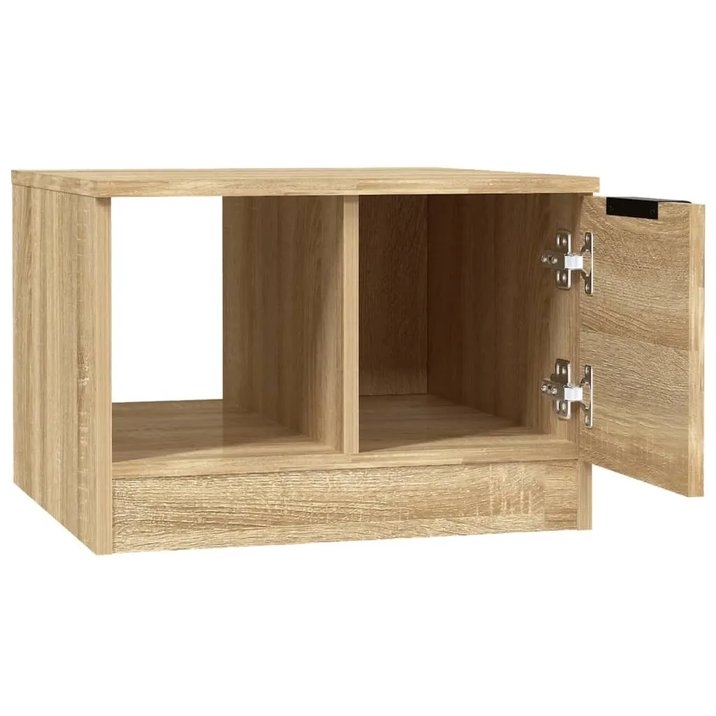 Tavolino Maison Exclusive Rovere Sonoma 50x50x36 cm - Arredo Moderno - 6