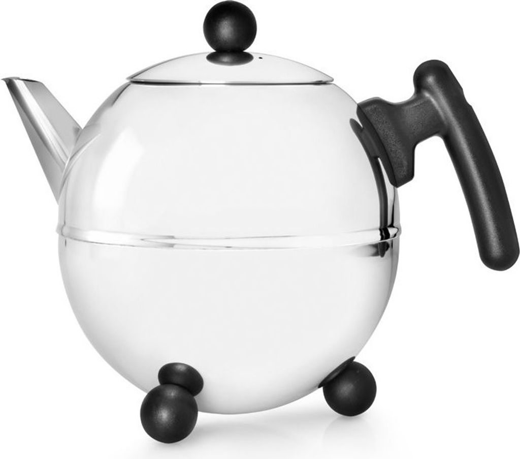 Bredemeijer Teekanne Duet® Bella Ronde 1,5 L Silberfarben Produktbild 