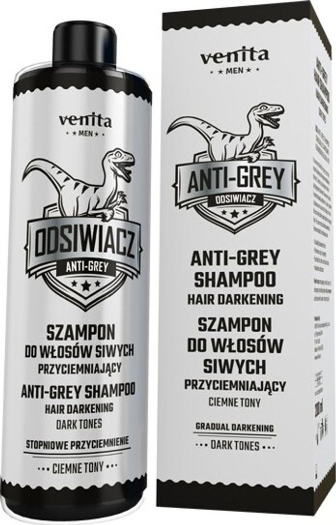 Venitamen Shampoo For Men For Gray Hair Dark Tones 200ml