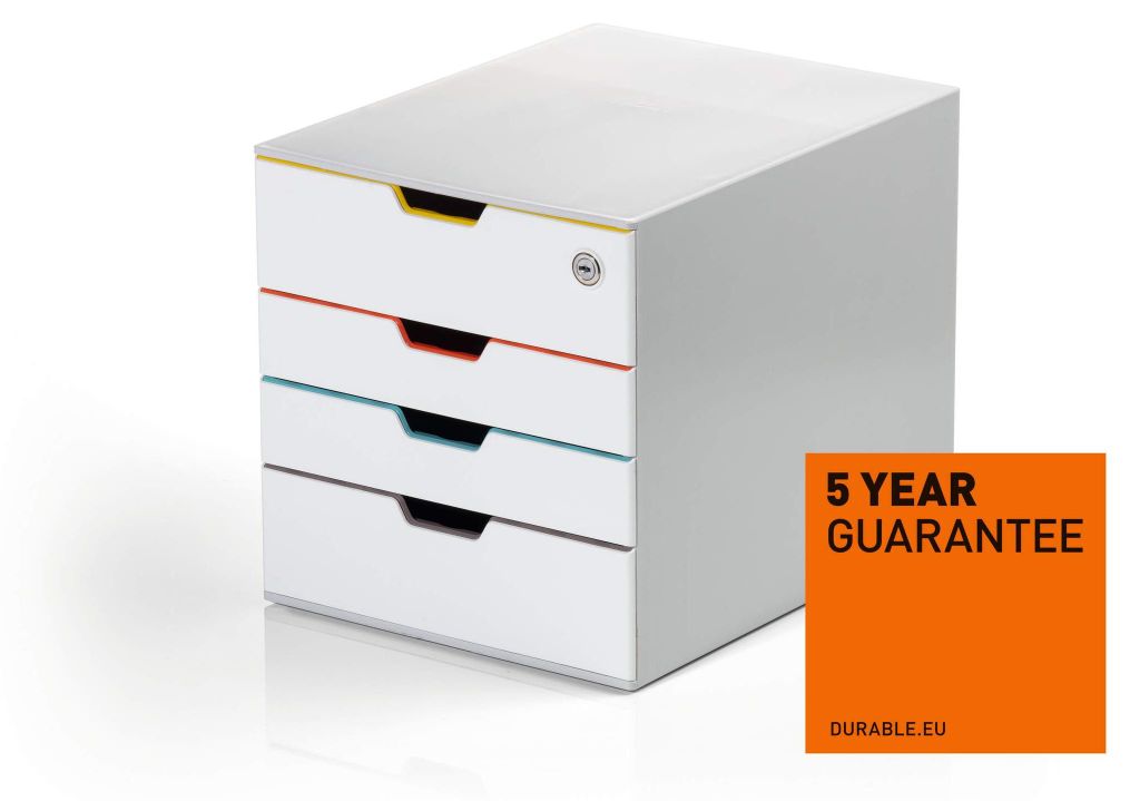 DURABLE Uzamykatelný zásuvkový box VARICOLOR® MIX 4 SAFE, Obrázek produktu 