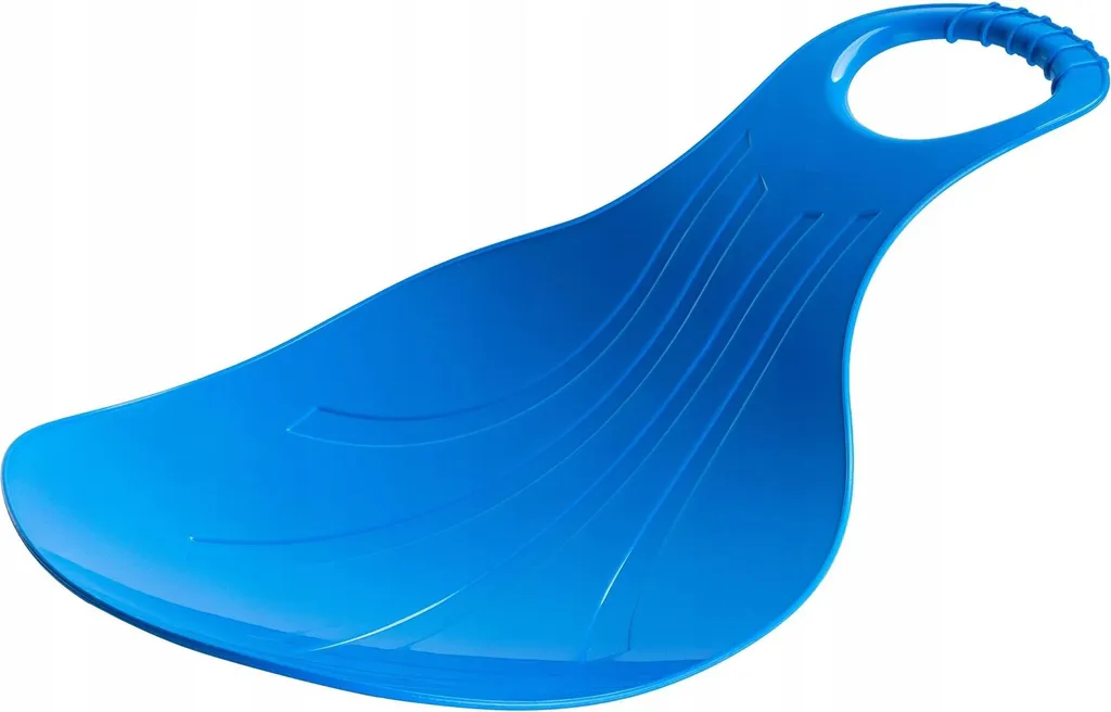 Luge pour enfants en plastique bleu robuste de 90 cm pour l'hiver
