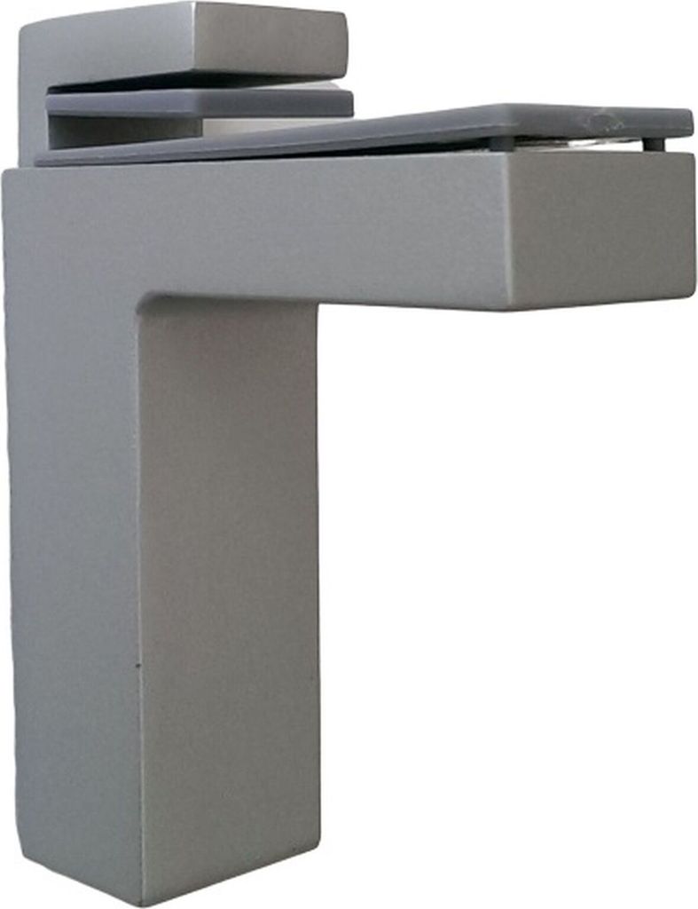 Regalbodenhalter Chrom matt Glasbodenträger 8-50mm Produktbild 