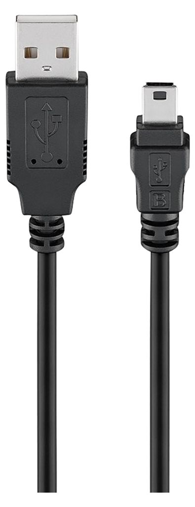 goobay USB 2.0 Hi-Speed kabel A zástrčka na B mini zástrčku Obrázek produktu 