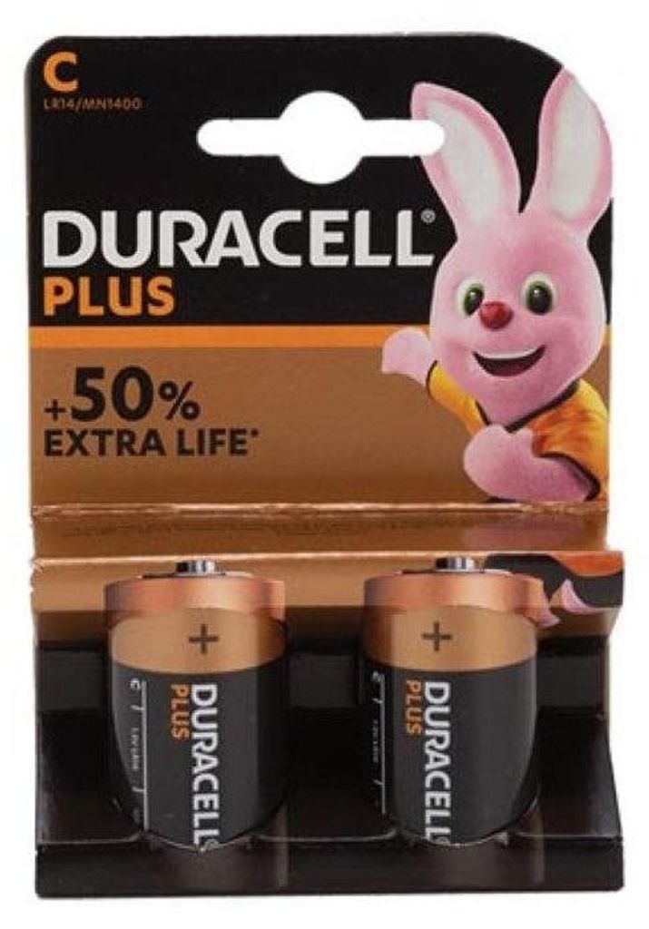 Duracell - Batteria Duracell plus C 2nd | Blow a 2 pezzi | Immagine del prodotto 