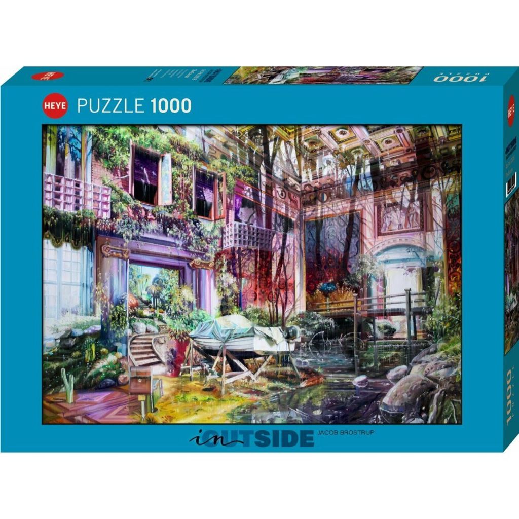 HEYE Puzzle In,Outside: Escape 1000 Teile