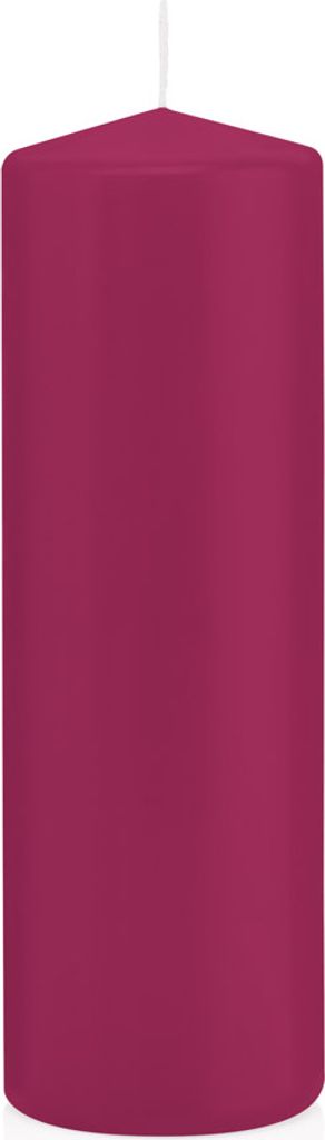 Wiedemann Stumpenkerzen Cardinal Lila Ø 60 x 185 mm, 16 Stück, 61 Brenndauer