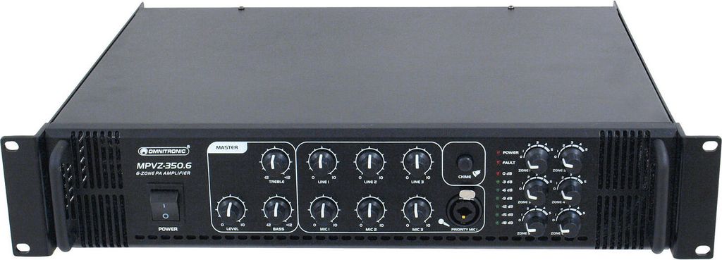 OMNITRONIC MPVZ-350.6 Mischverstärker Produktbild 