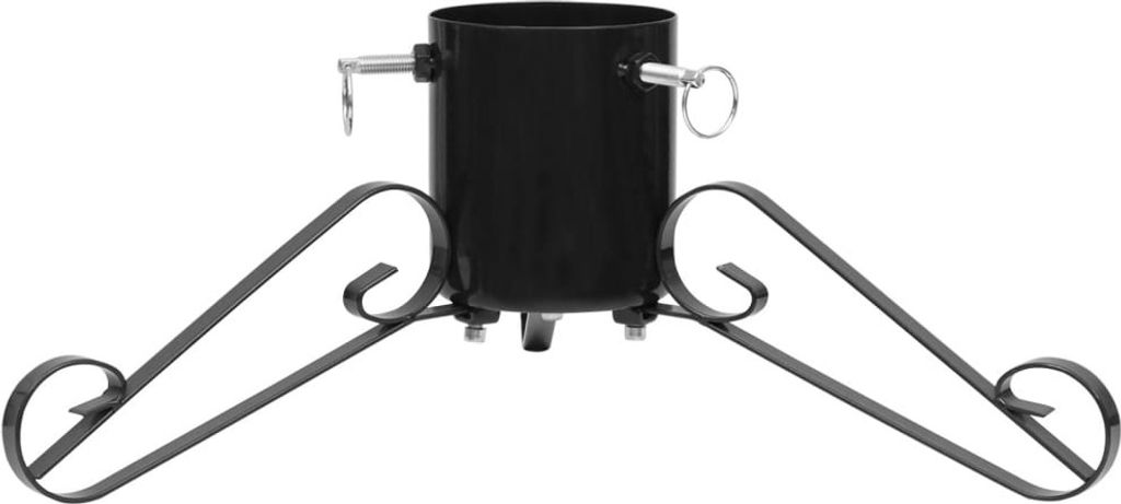 vidaXL Supporto per albero di Natale nero 58x58x21 cm Immagine del prodotto 