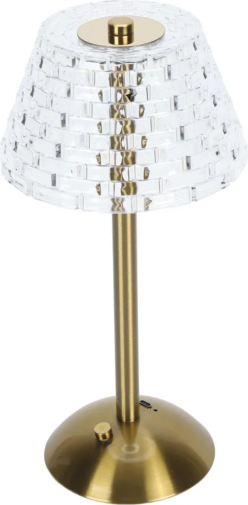 Lampe de table LED 3 couleurs réglable avec contrôle tactile et port USB