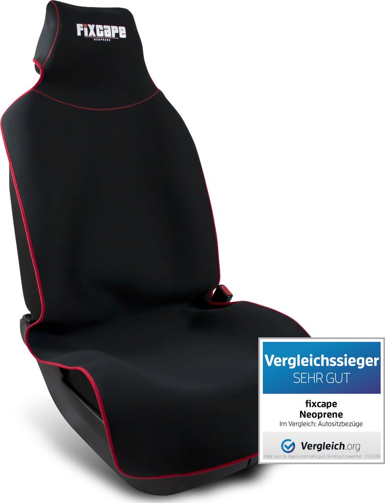 fixcape Neopren Sitzbezug Auto Schonbezug Vordersitze Produktbild 