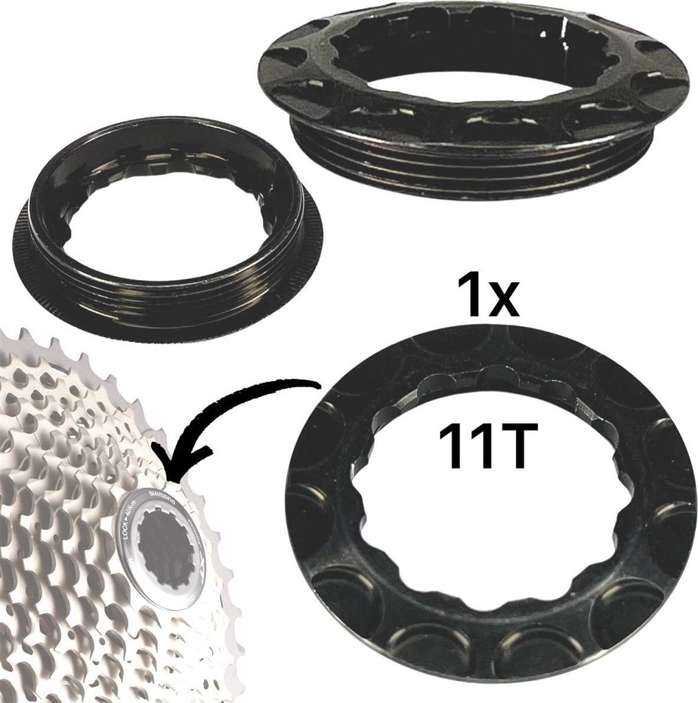 F26 SL Kassettenabschlussring Cassette Lock 11T Schwarz