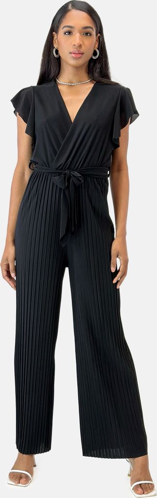 Elara Damen Jumpsuit V-Schnitt 1249 Black