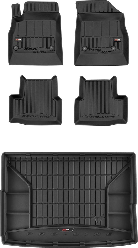 FROGUM 3D Gummimatten und Kofferraummatte für Opel Astra K 2015-2022