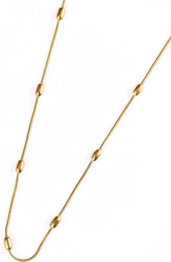 Collier en acier plaqué or hypoallergénique - Ne ternit pas et ne noircit pas