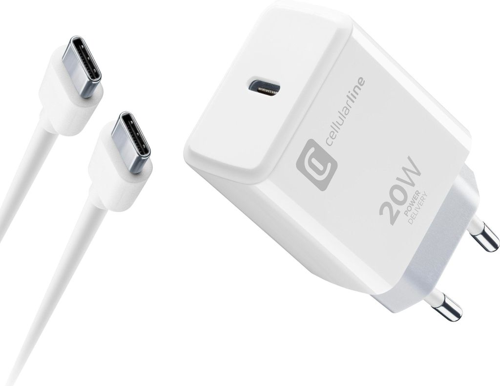 Cellularline Charger Kit 20W - For iPhone 15 Series, Produktbild 