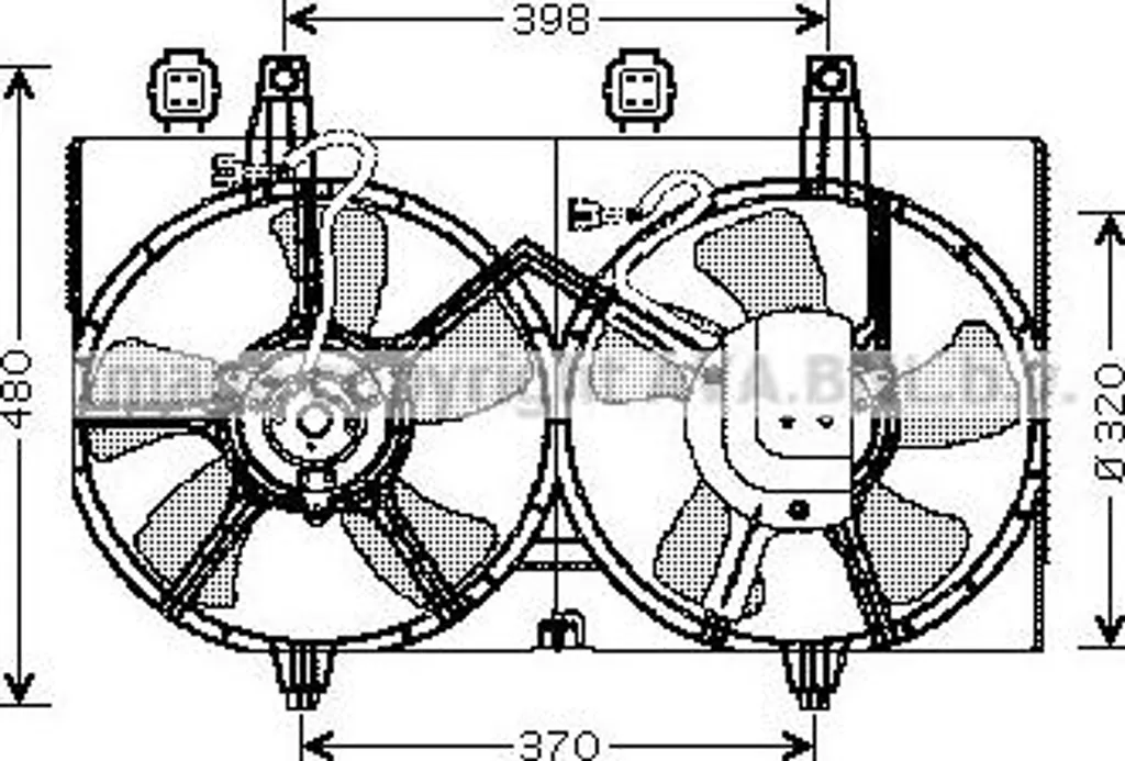 Évitez la surchauffe : Ventilateur DN7511 pour Nissan Maxima et Cefiro