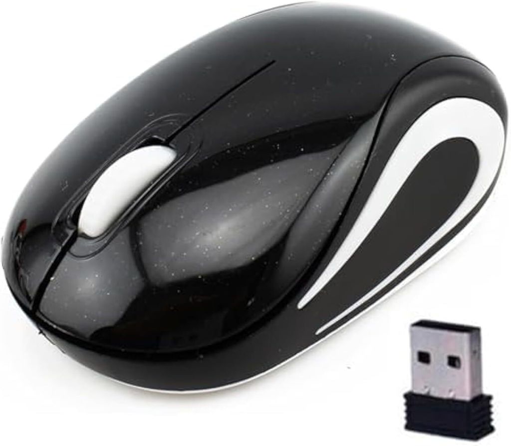 Mini Kabellose USB Maus,Tragbar Winzig Klein Akku Mäuse,Ergonomisches Design,2,4 GHz 1000DPI,für Kinder Kleine Hände,für Reisen Geschäftsreise...