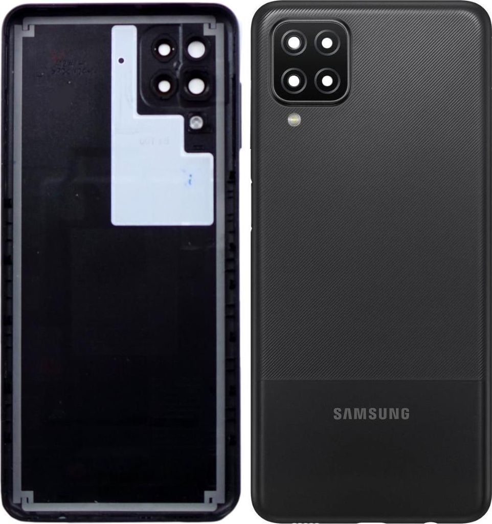 Original Samsung Galaxy A12 SM-A125F Akkudeckel Schwarz Gut