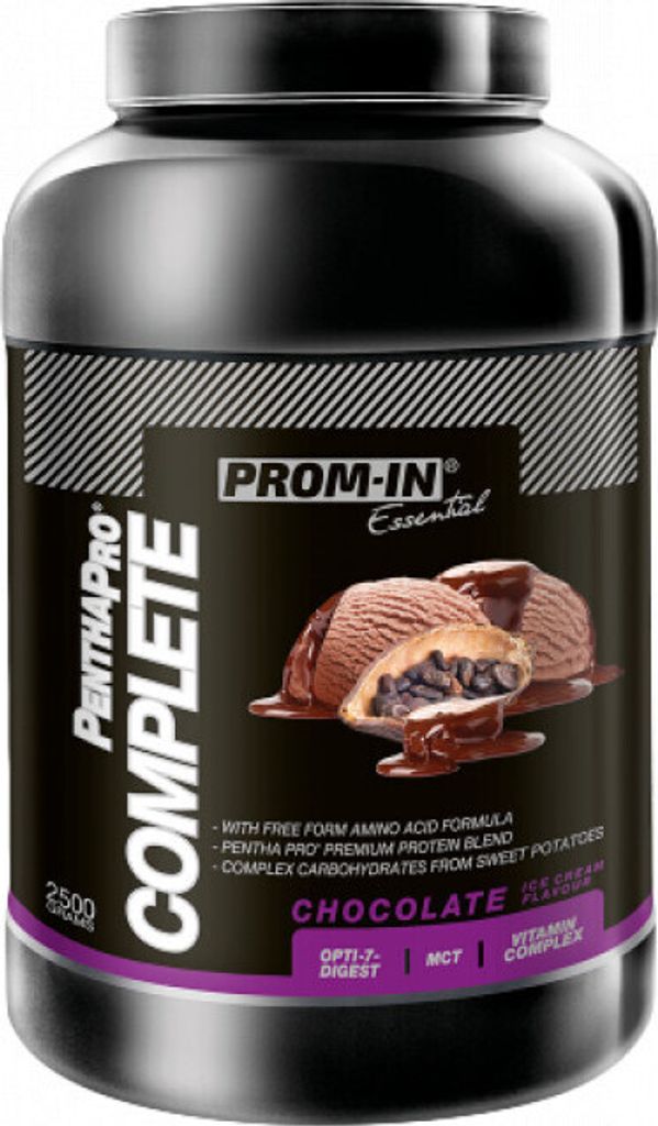 Prom-In Pentha Pro Complete 2500 g vanilla ice cream / Mehrkomponenten Protein / Cremiges 5-Komponenten-Protein, angereichert mit einem Kohlenhydra...