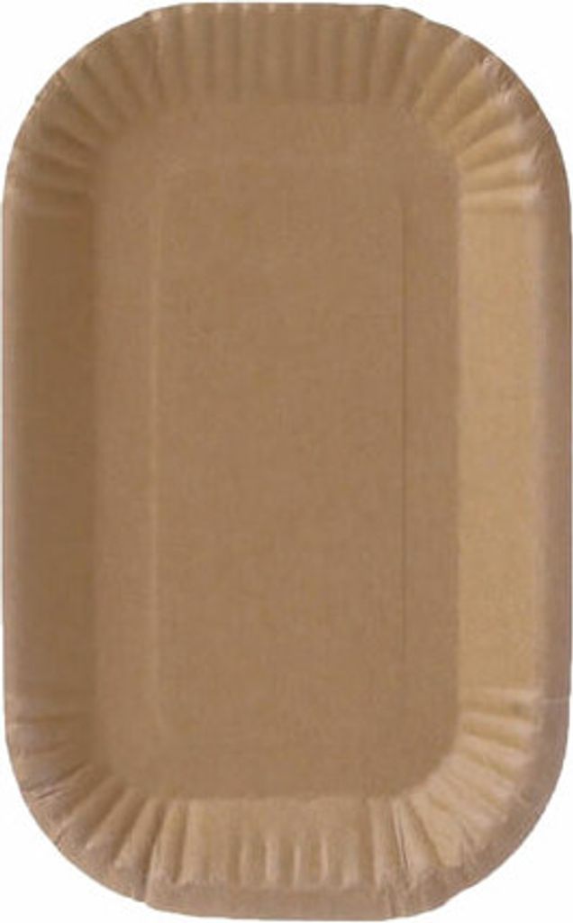 500x Pappschalen 'Green by Nature' braun 15 x 23 x 2 cm