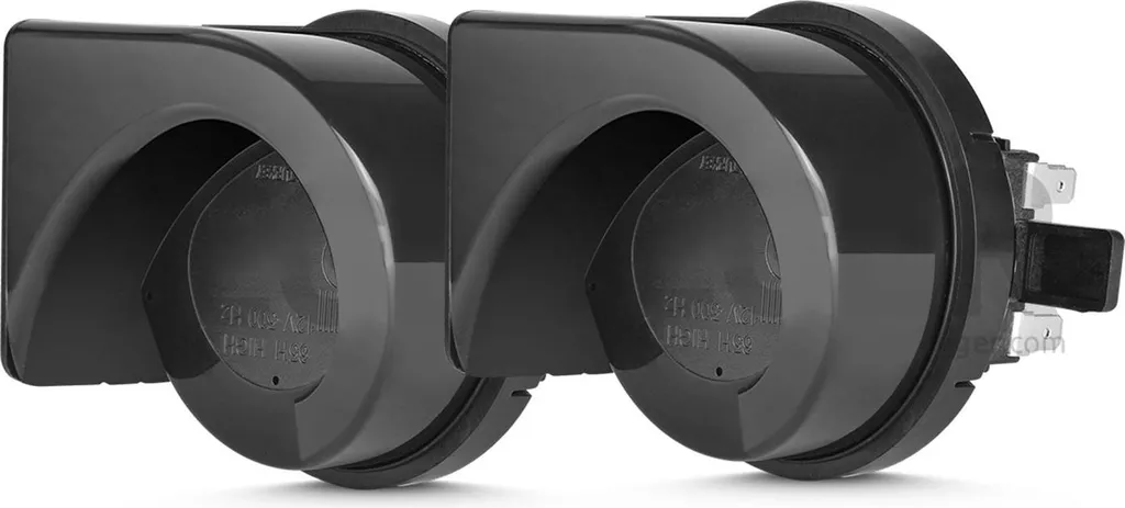 Tromba Auto Potente 12V 108dB - Avvisatore Acustico Nero Impermeabile