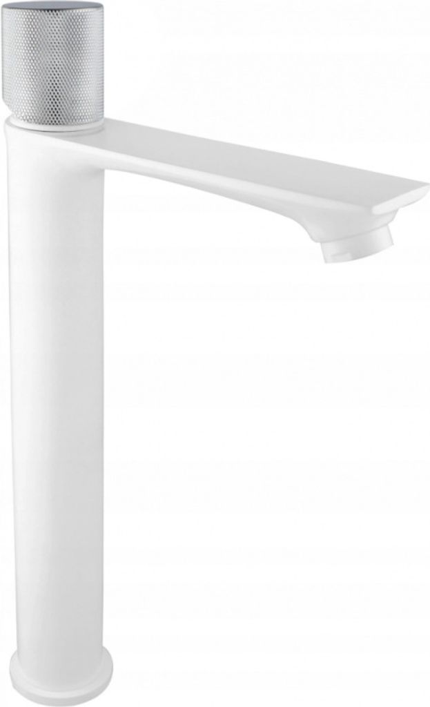 Mexen Royo One hohe Waschtischarmatur, Weiß/Chrom - 72211-22