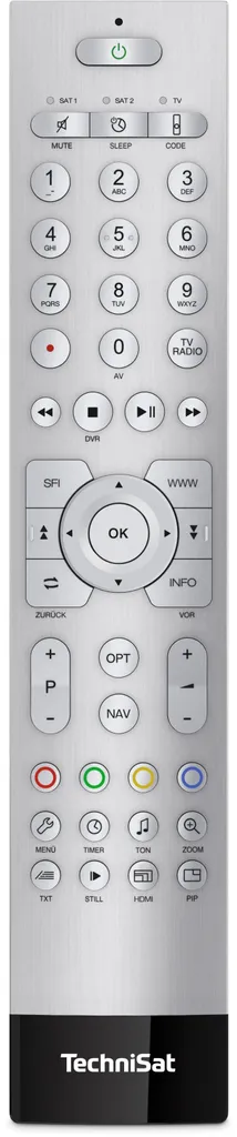 TechniSat TECHNICONTROL II Telecomando Originale Argento per ISIO