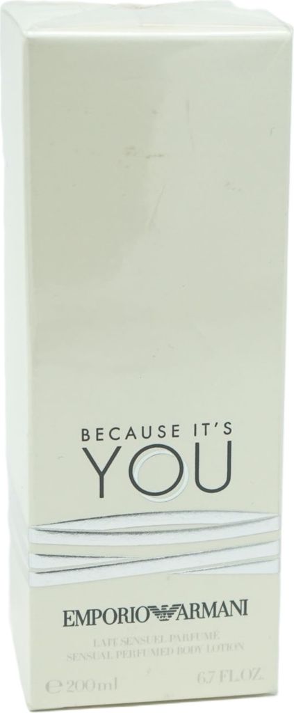 Emporio Armani Because It's You Women's Perfumed Body Lotion 6.7oz 200ml