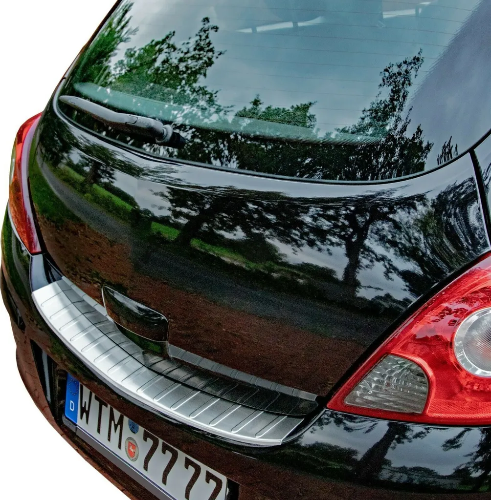 Protection de bord de charge Matte avec bordage pour Opel Corsa D 06-14