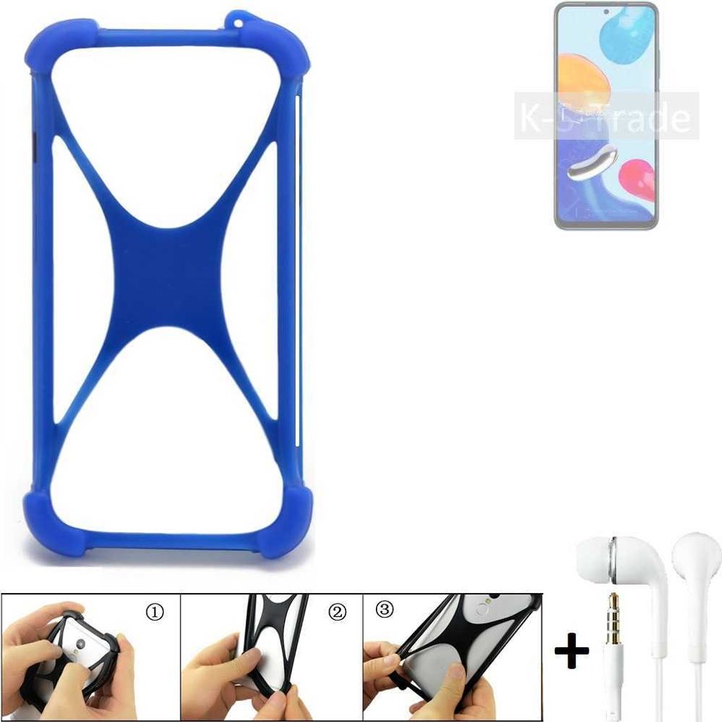Bumper kompatibel mit Xiaomi Redmi Note 11 Global Schutzhülle Handyhülle Silikon Schutz Hülle Cover Case Silikoncase Silikonbumper TPU Softcase