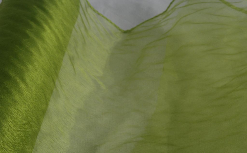 Organza 35 cm x 20 m grün gekettelt Produktbild 