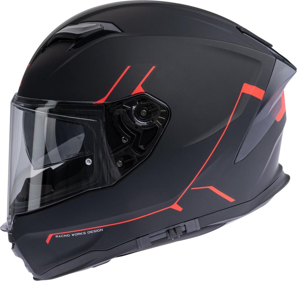 Spec-X Helm Sx-82.03/r2 Sw Matt/rot S Pin Ready