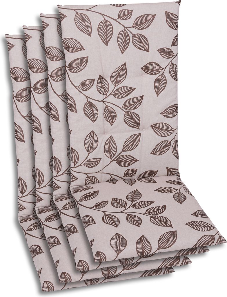 GO-DE Textil, Sesselauflage Hochlehner, 4er Set, Farbe: Produktbild 