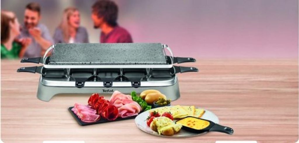 Tefal Raclette Pierrade PR457B für 10 Personen grau Produktbild 16