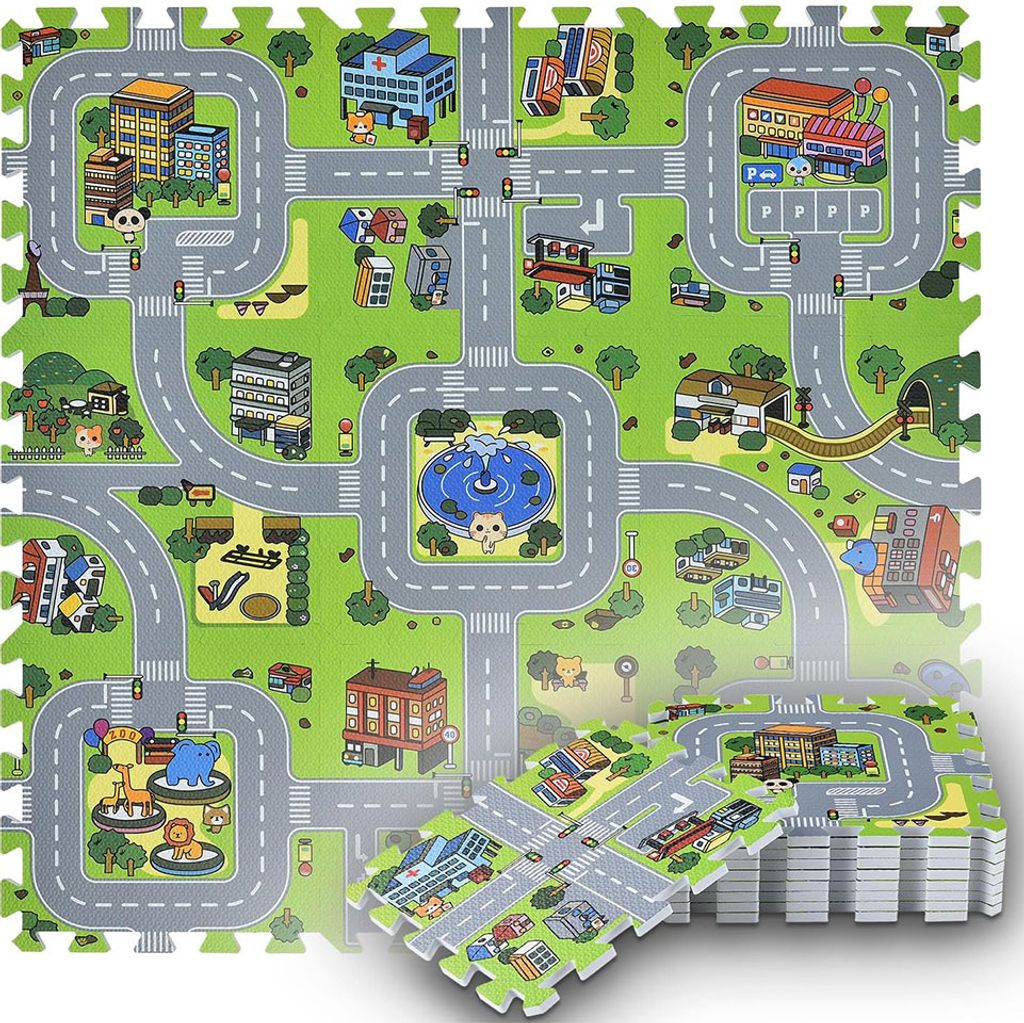 Detský puzzle koberec 36304, puzzle koberec, z peny EVA - Obrázok produktu