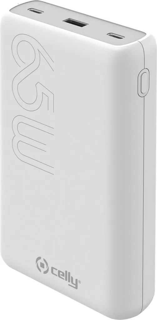 Plus de Panne de Batterie : Power Bank PD 65W 20000mAh PBPD65W20000 Blanc