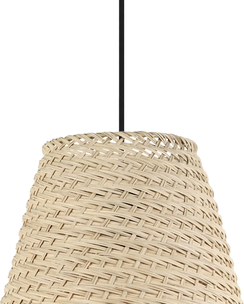 Eglo 43871 AYCLIFFE E27 lampada a sospensione Ø300mm nero natura - 5