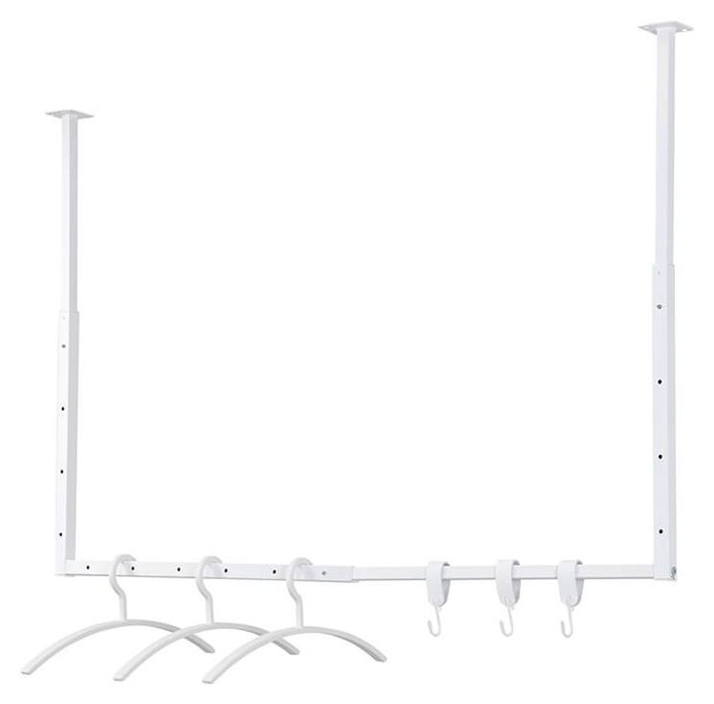 HOME DELUXE Garderobenleiste SWAY Weiß - Produktbild 